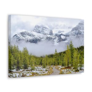Misty Mountains Canvas Wrap