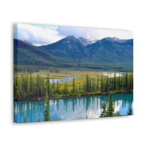 By the River Canvas Wrap