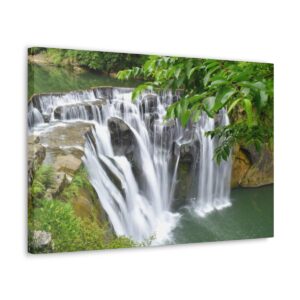 Shifen Waterfalls Canvas Wrap
