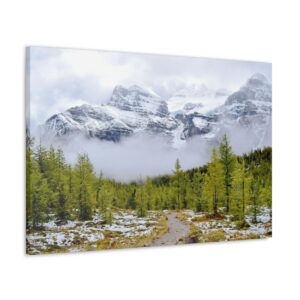 Misty Mountains Canvas Wrap