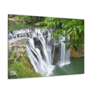 Shifen Waterfalls Canvas Wrap