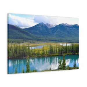 By the River Canvas Wrap